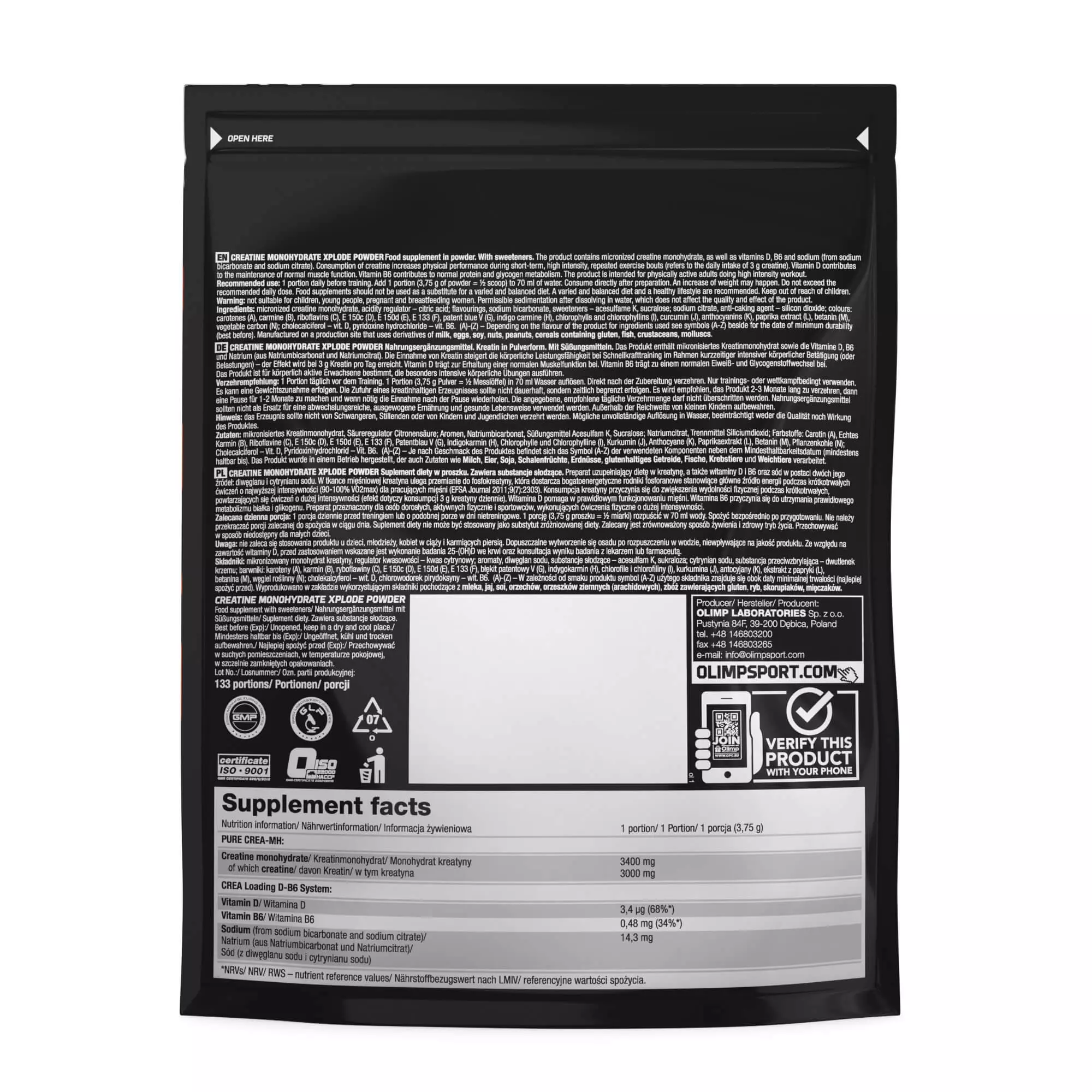 Creatine Monohydrate Xplode Powder® - Image 4