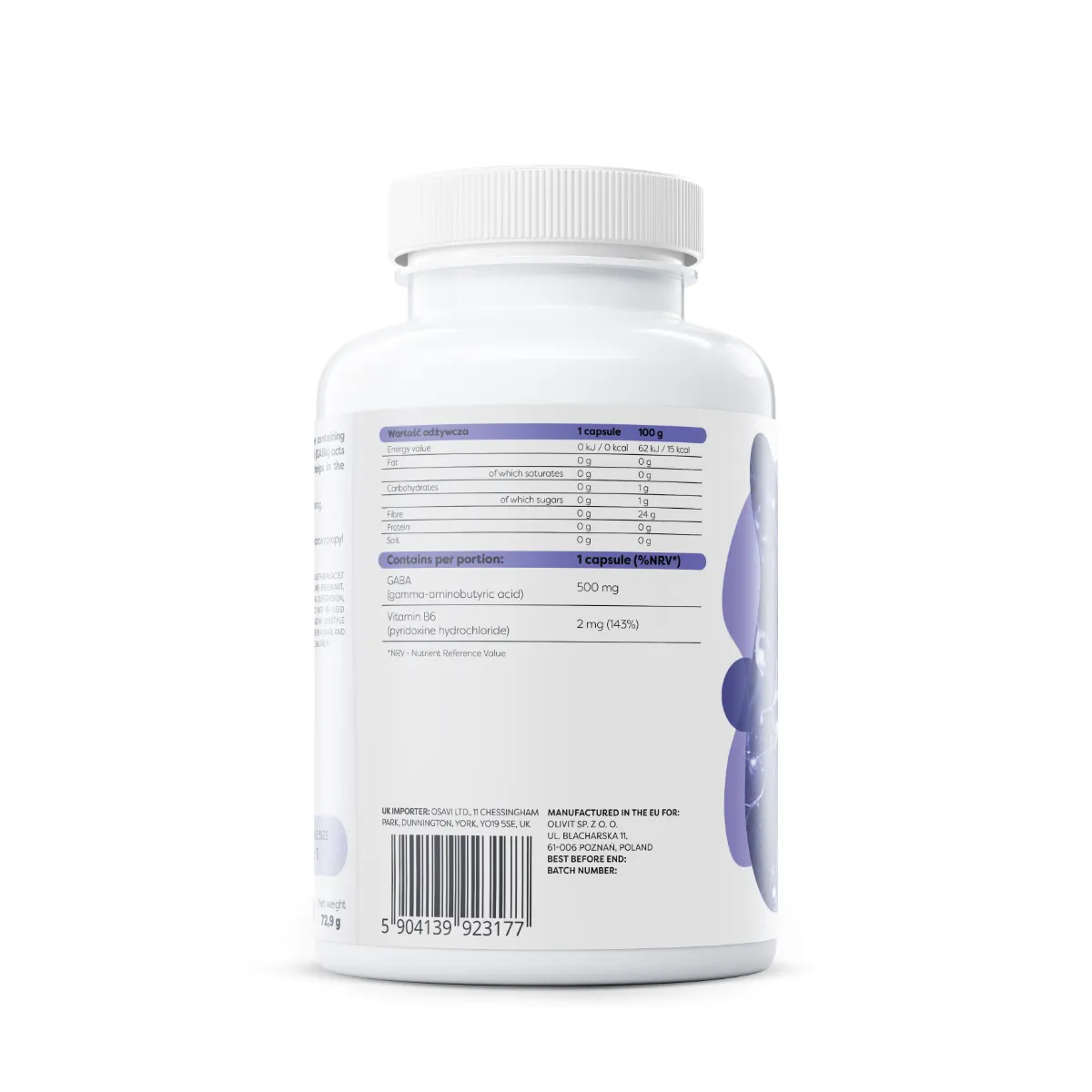 GABA 500 mg + vitamin B6 - Image 2