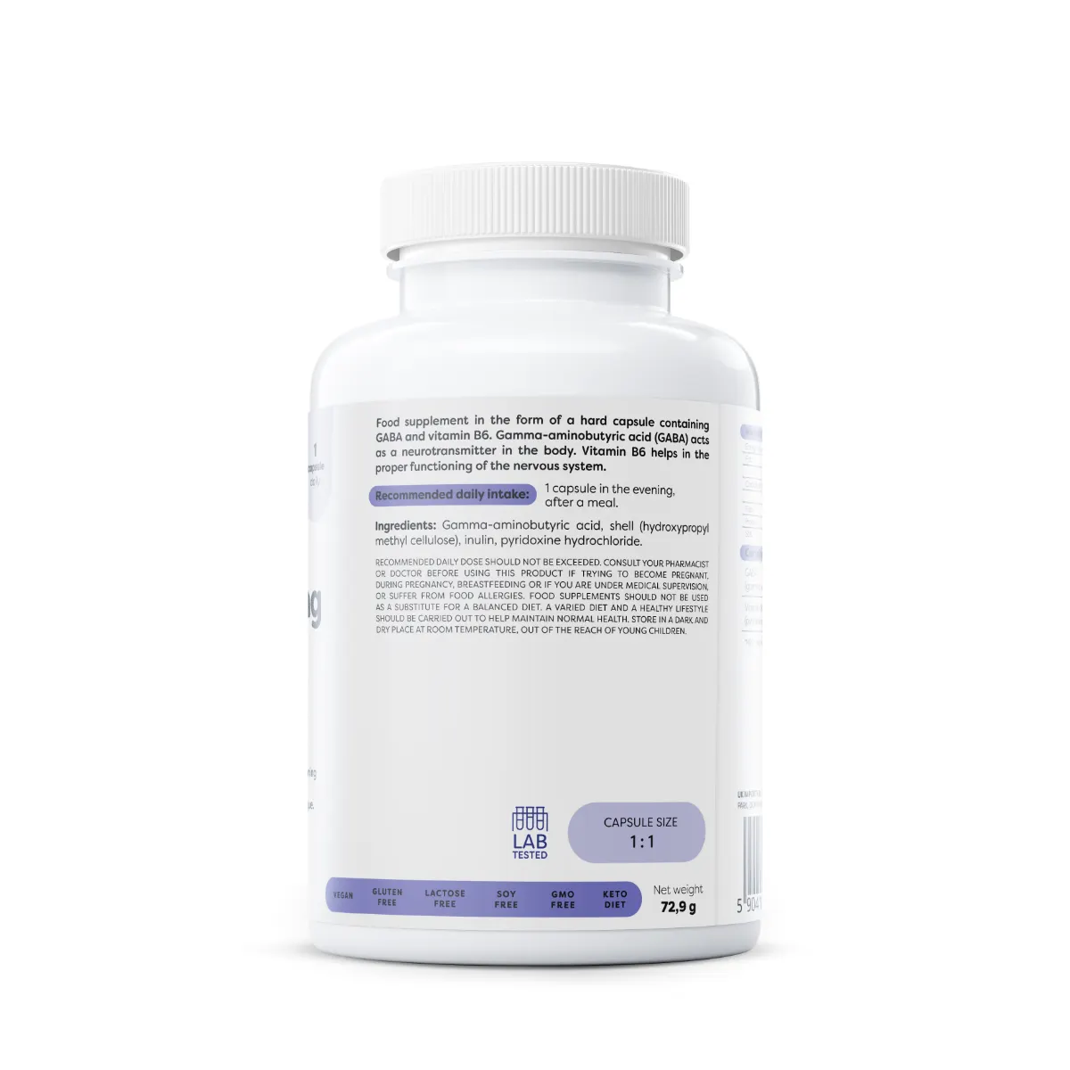 GABA 500 mg + vitamin B6 - Image 3