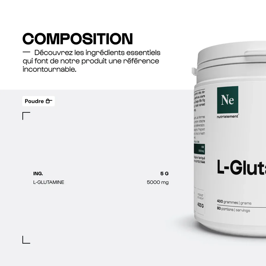 Glutamine (L-Glutamine) en poudre - Image 4