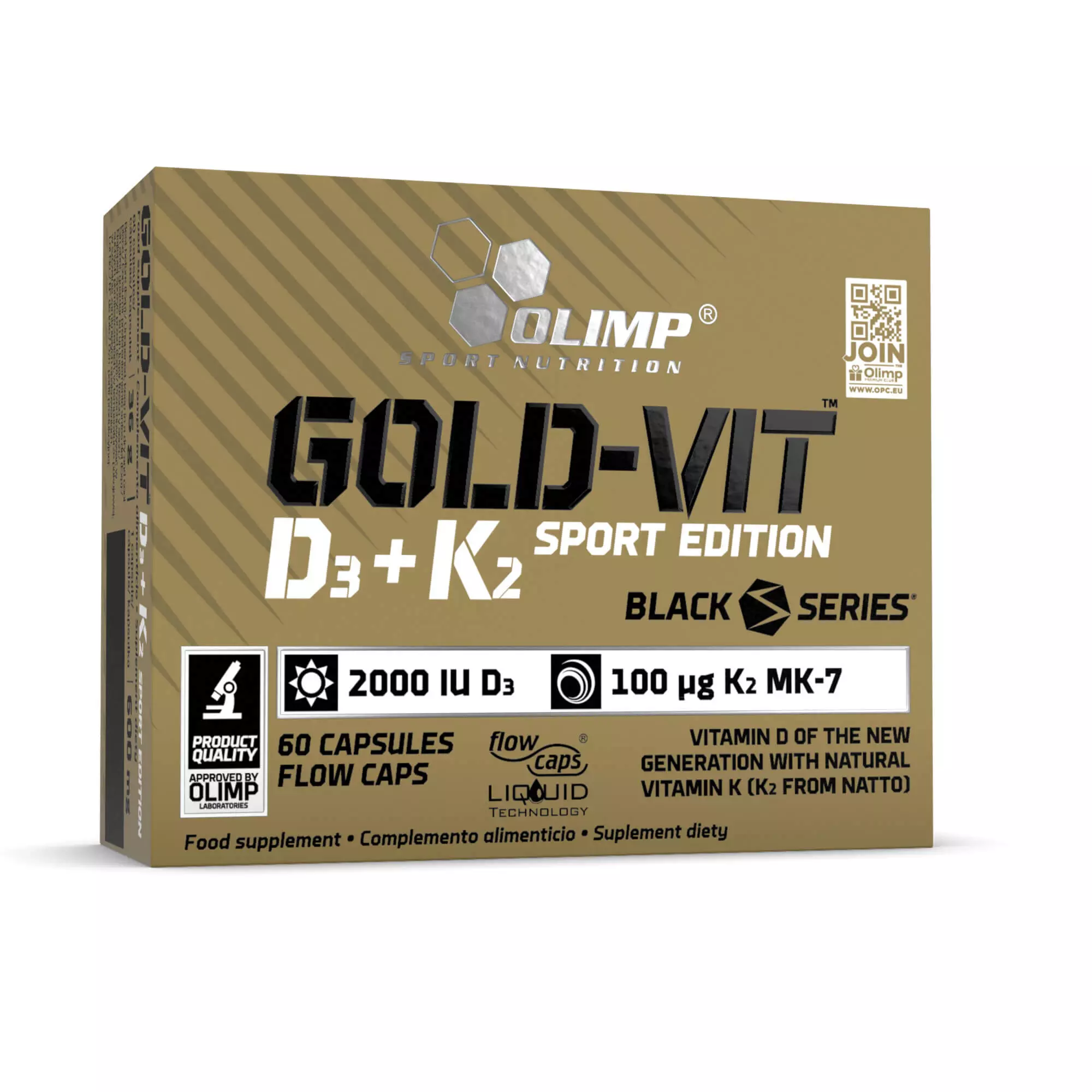 Gold-Vit® D3+K2 Sport Edition