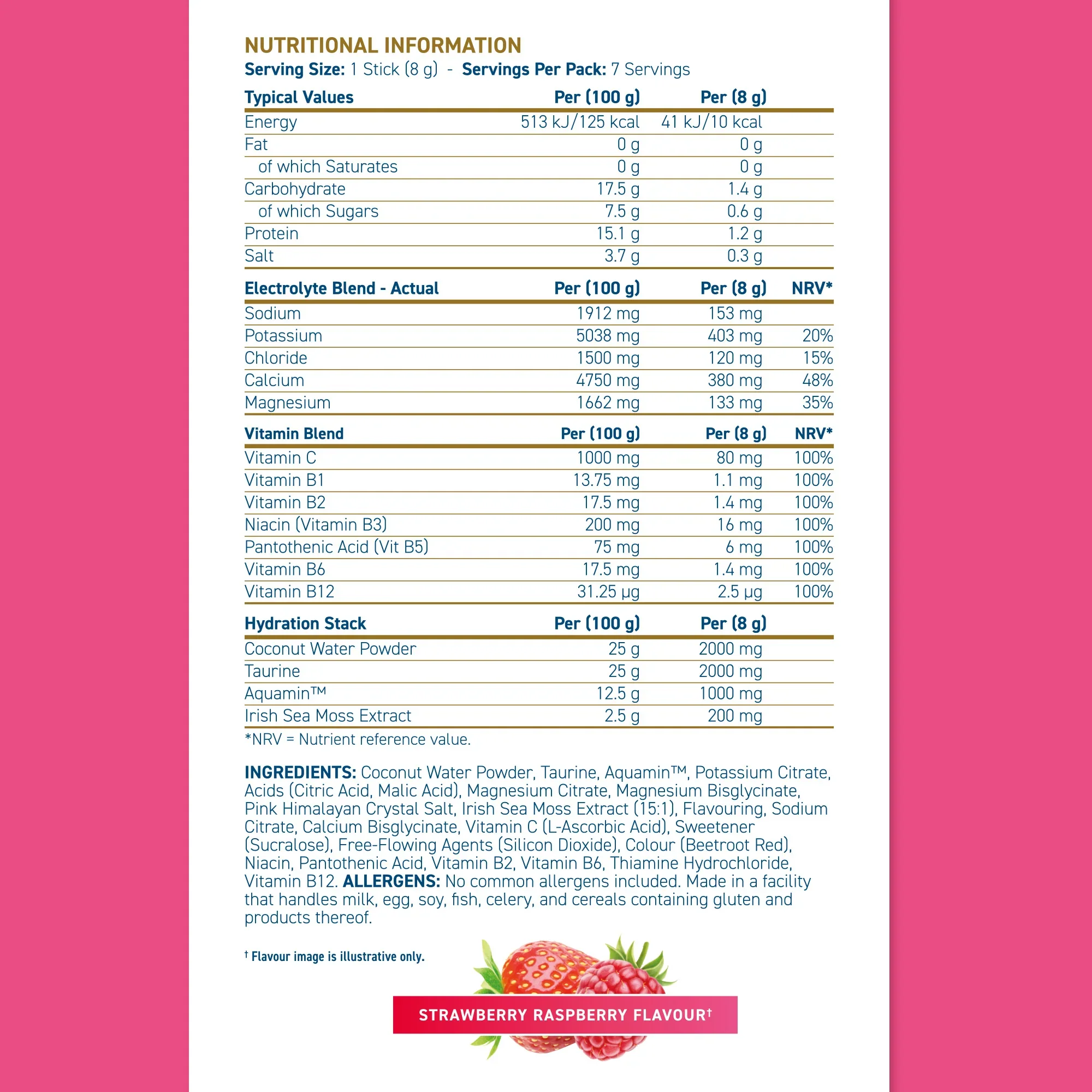 Hydration+ Electrolyte & Vitamin Powder Stick Pack - Image 9
