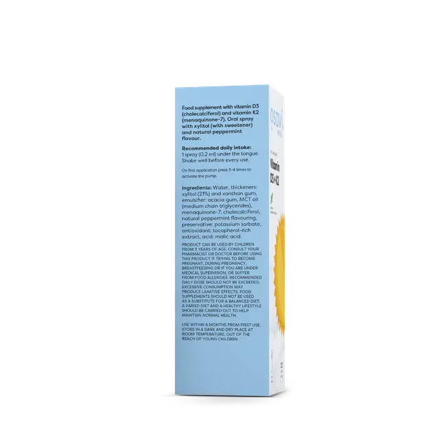 Vitamin D3 + K2 - 25 ml oral spray - Image 3