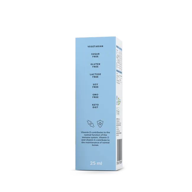 Vitamin D3 + K2 - 25 ml oral spray - Image 4